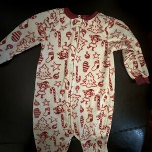 Jingles And Joys Unisex Children’s Christmas Fleece Sleeper 18 months